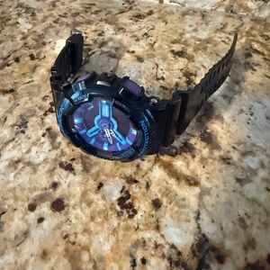 G-Shock Black and Blue Digital Watch
